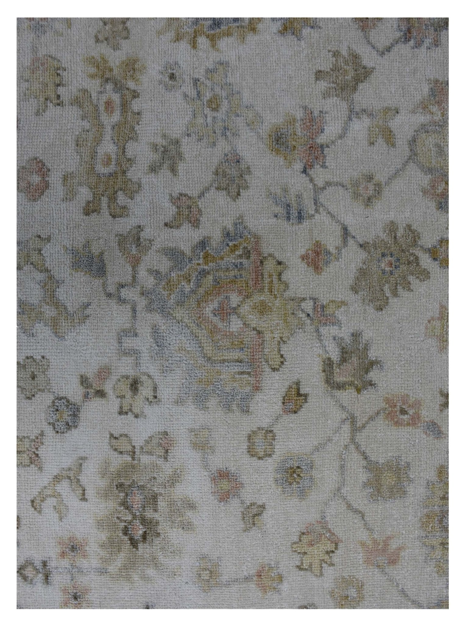 Artisan Priscilla Ivory Beige Traditional Knotted Rug - Rugs - Artisan - Atlanta Designer Rugs