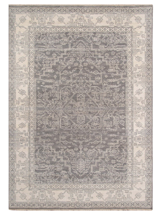 Limited NEWCASTLE NE - 304 SILVER SAND Traditional Knotted Rug - Rugs - Limited - Atlanta Designer Rugs