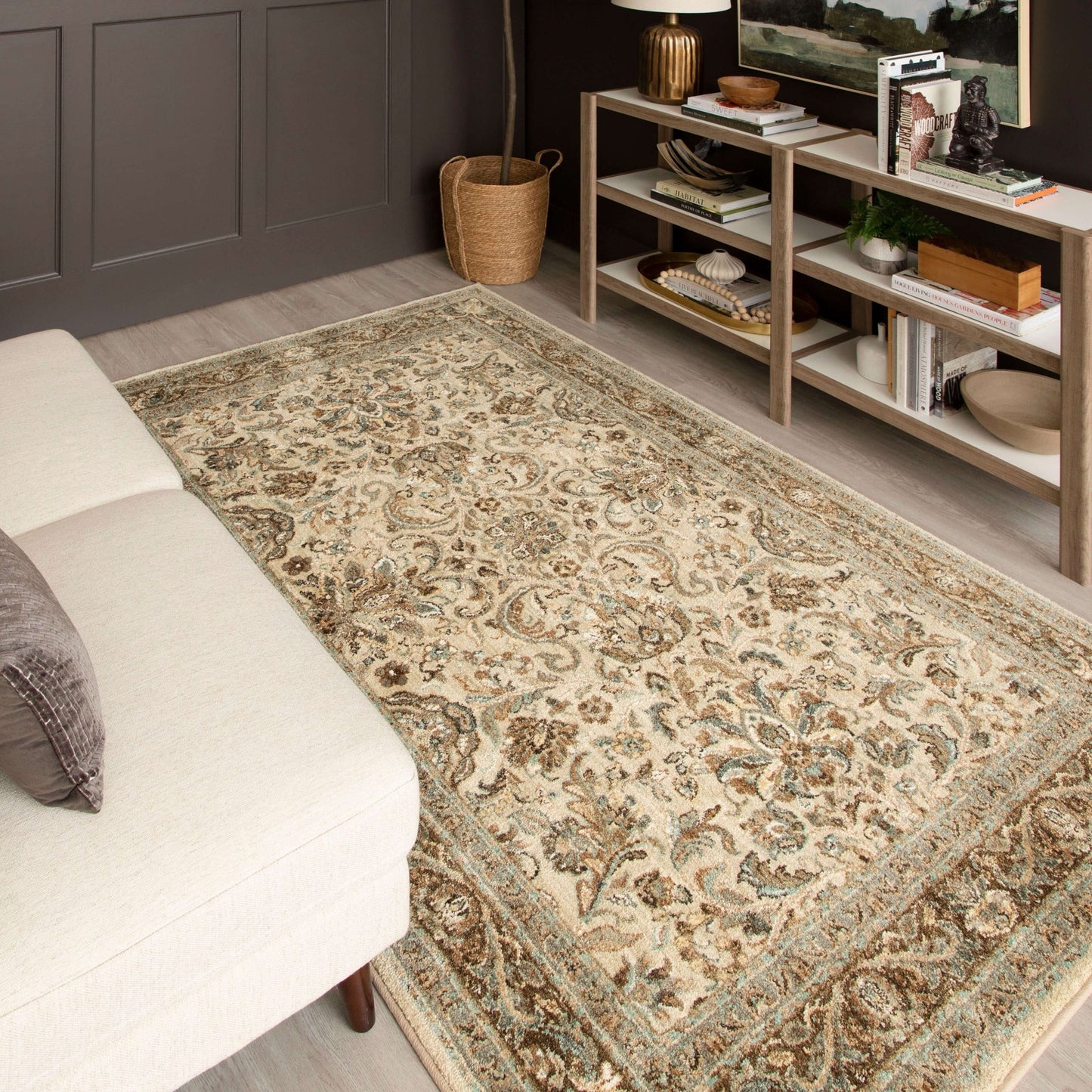 Karastan Euphoria 90262 Sand Stone Traditional Machinemade Rug - Rugs - Karastan - Atlanta Designer Rugs