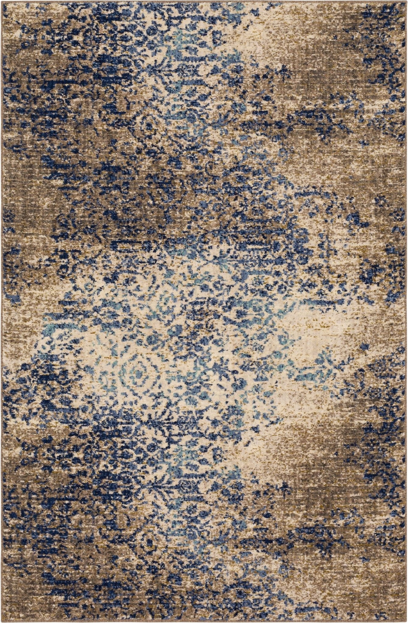 Virginia Langley Cosmopolitan 90953 Indigo Modern/Contemporary Machinemade Rug - Rugs - Virginia Langley - Atlanta Designer Rugs