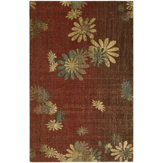 Nourison Home Radiant Impression LK07 Flame  Transitional Loom Rug