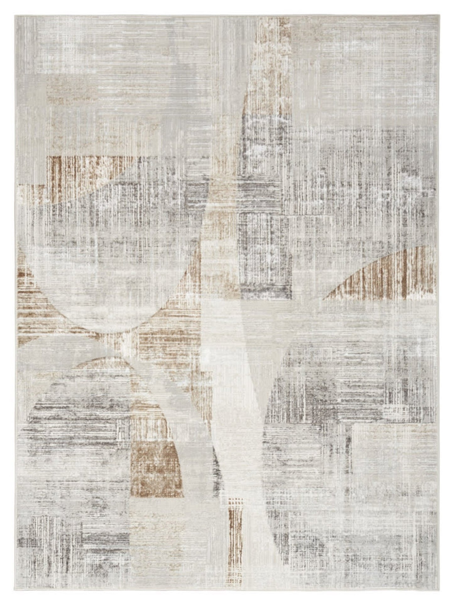 Inspire Me! Home Décor Iliana ILI04 Grey Contemporary Machinemade Rug - Rugs - Inspire Me! Home Décor - Atlanta Designer Rugs