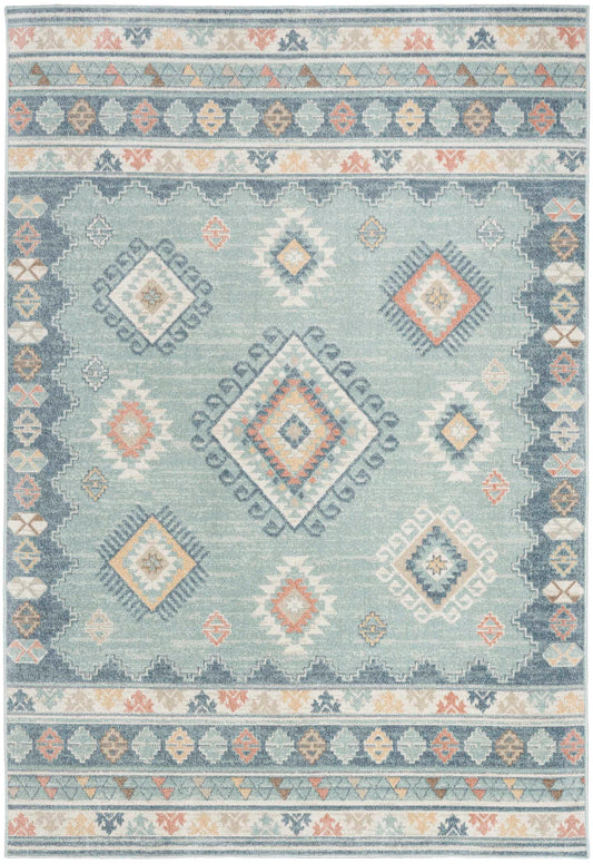 Nourison Home Washable Decor Light Blue   Rug