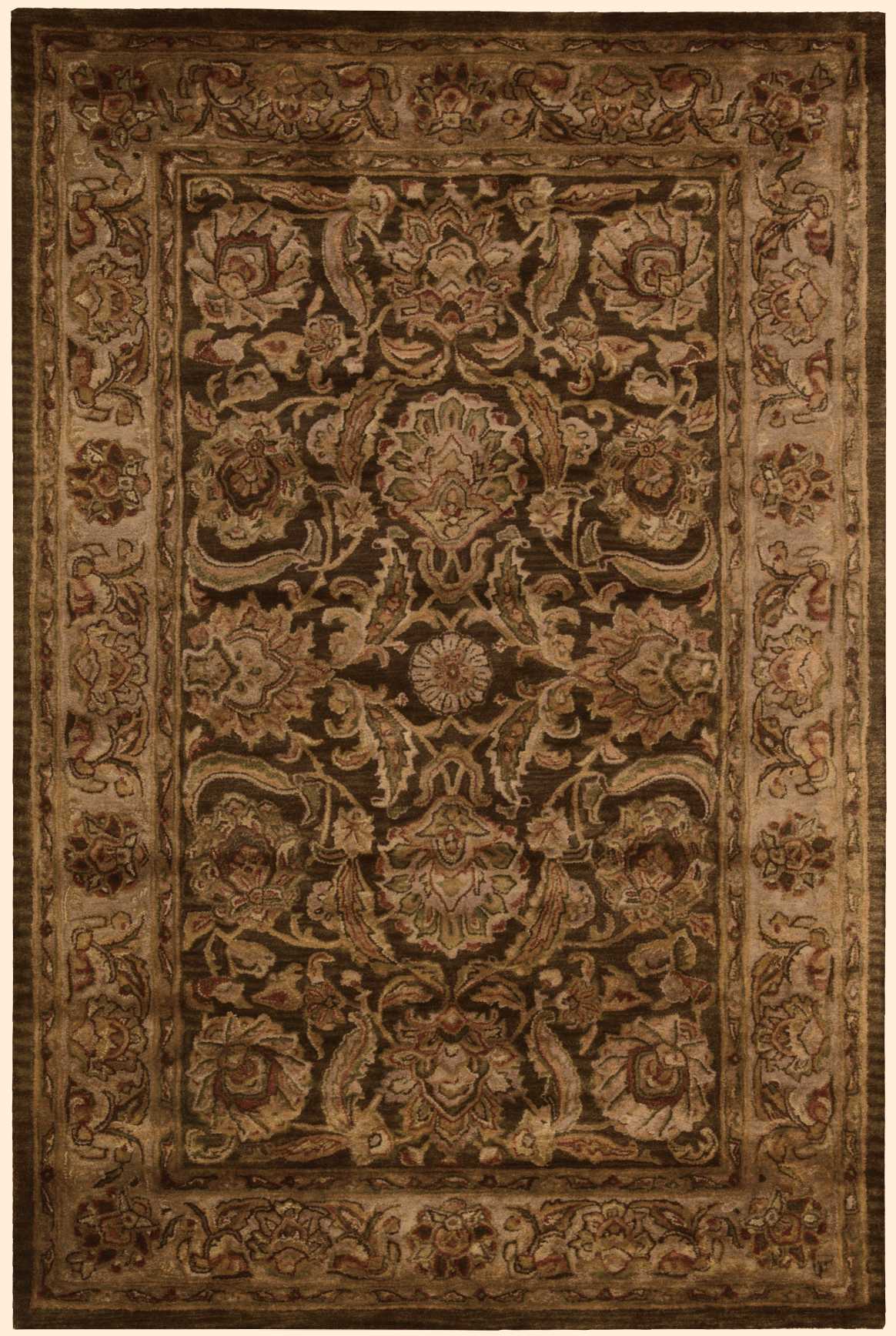 Nourison Home Jaipur JA30 Brown  Traditional Tufted Rug