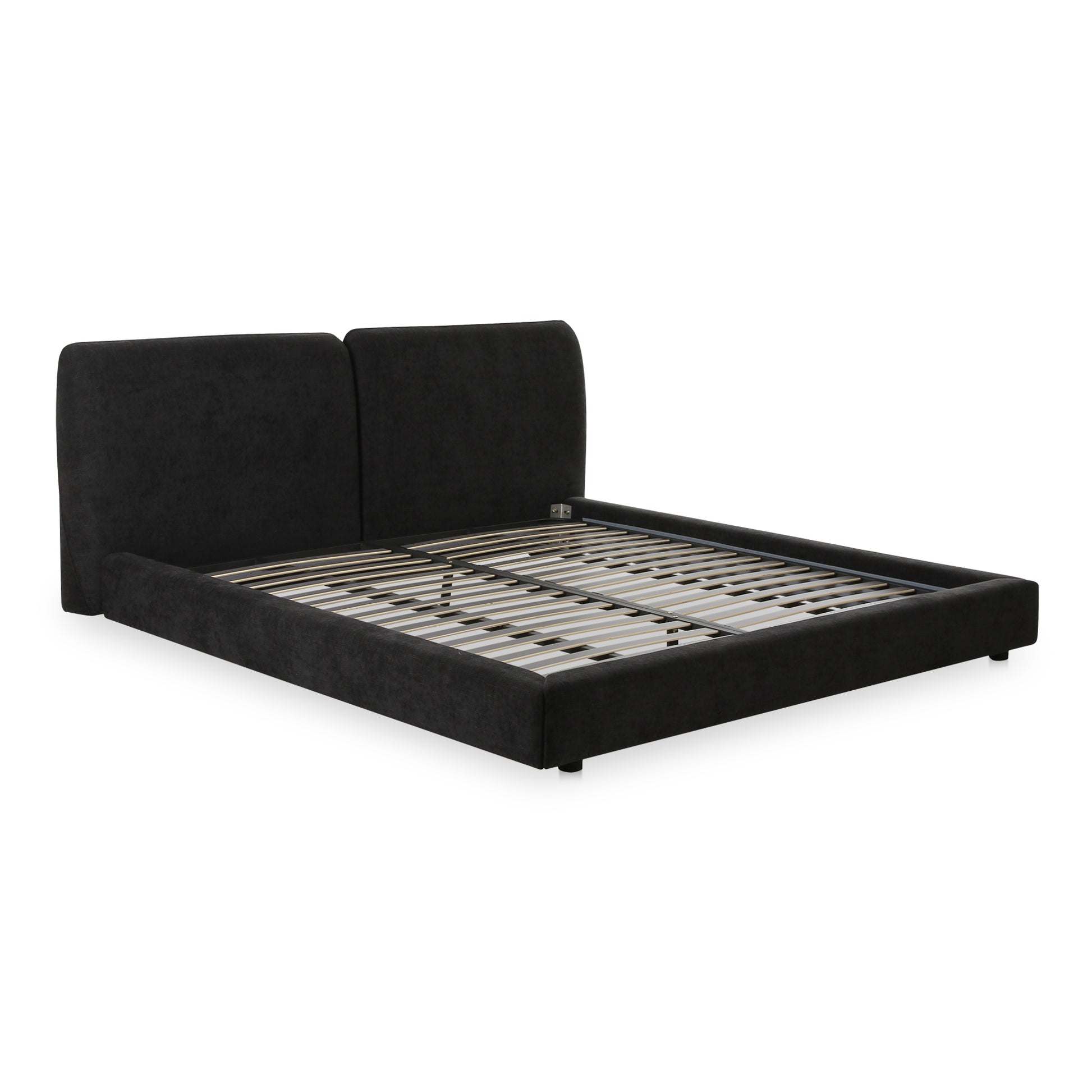 Moes Home Beds ZEPPELIN Black Contemporary Furniture