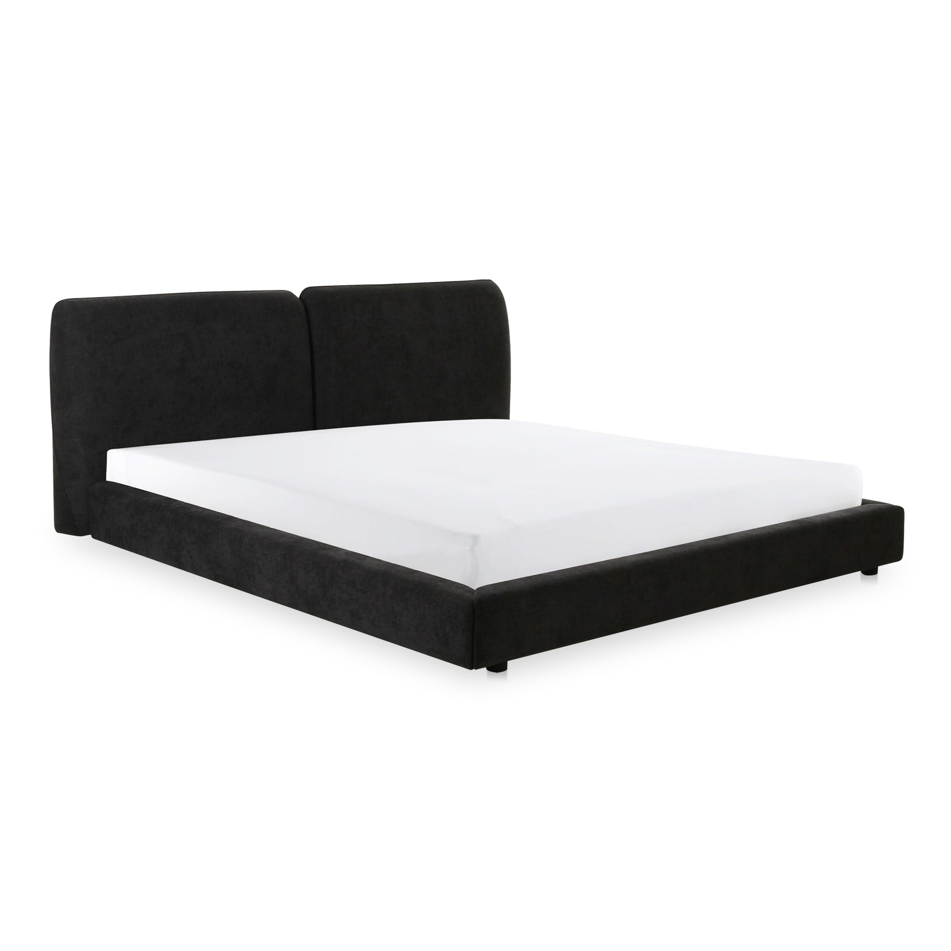 Moes Home Beds ZEPPELIN Black Contemporary Furniture