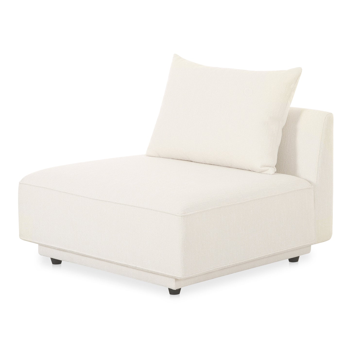 Moes Home Slipper Chairs ROSELLO White Contemporary Furniture