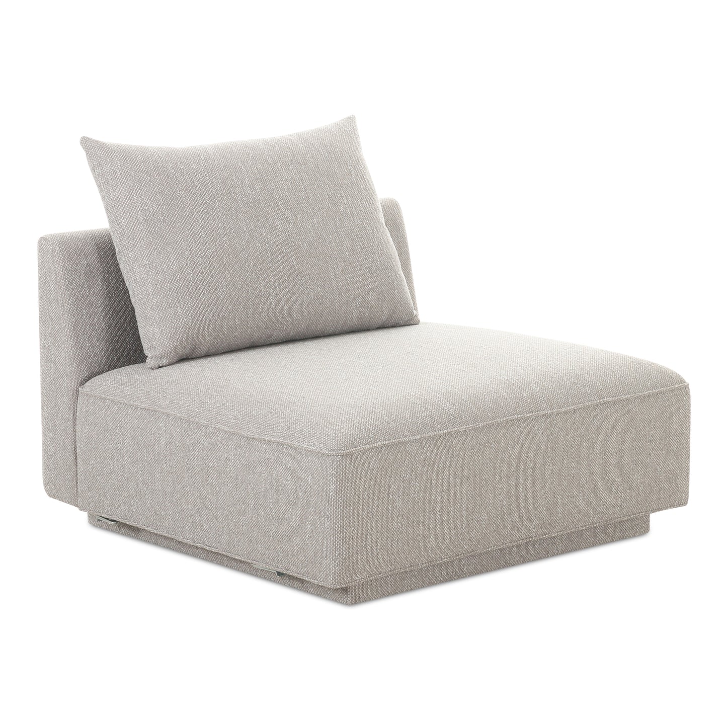 Moes Home Slipper Chairs ROSELLO Grey Contemporary Furniture