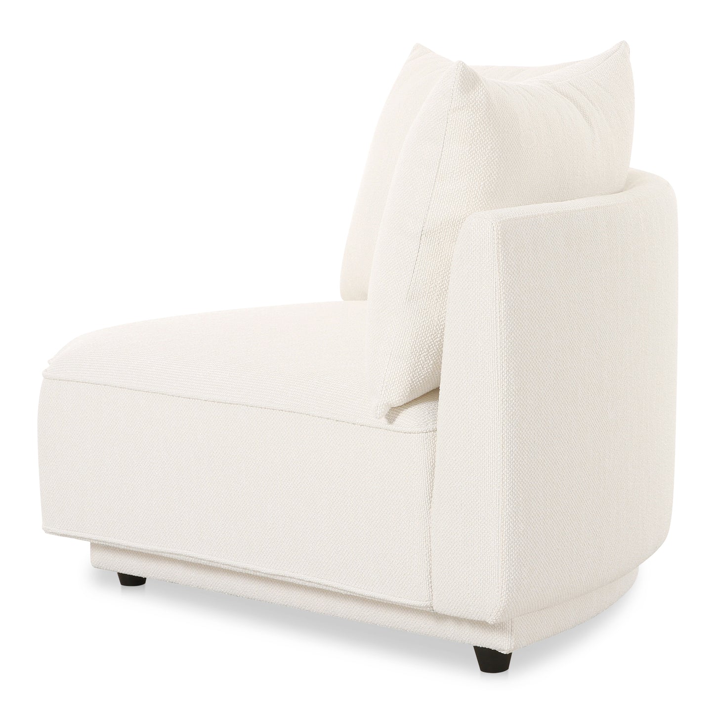 Moes Home Corner Chairs ROSELLO White Contemporary Furniture