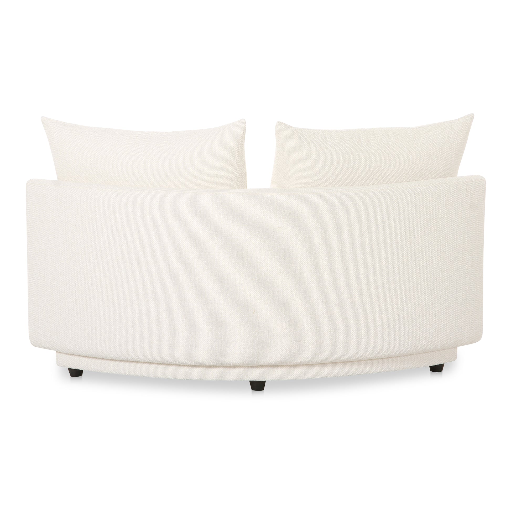 Moes Home Corner Chairs ROSELLO White Contemporary Furniture