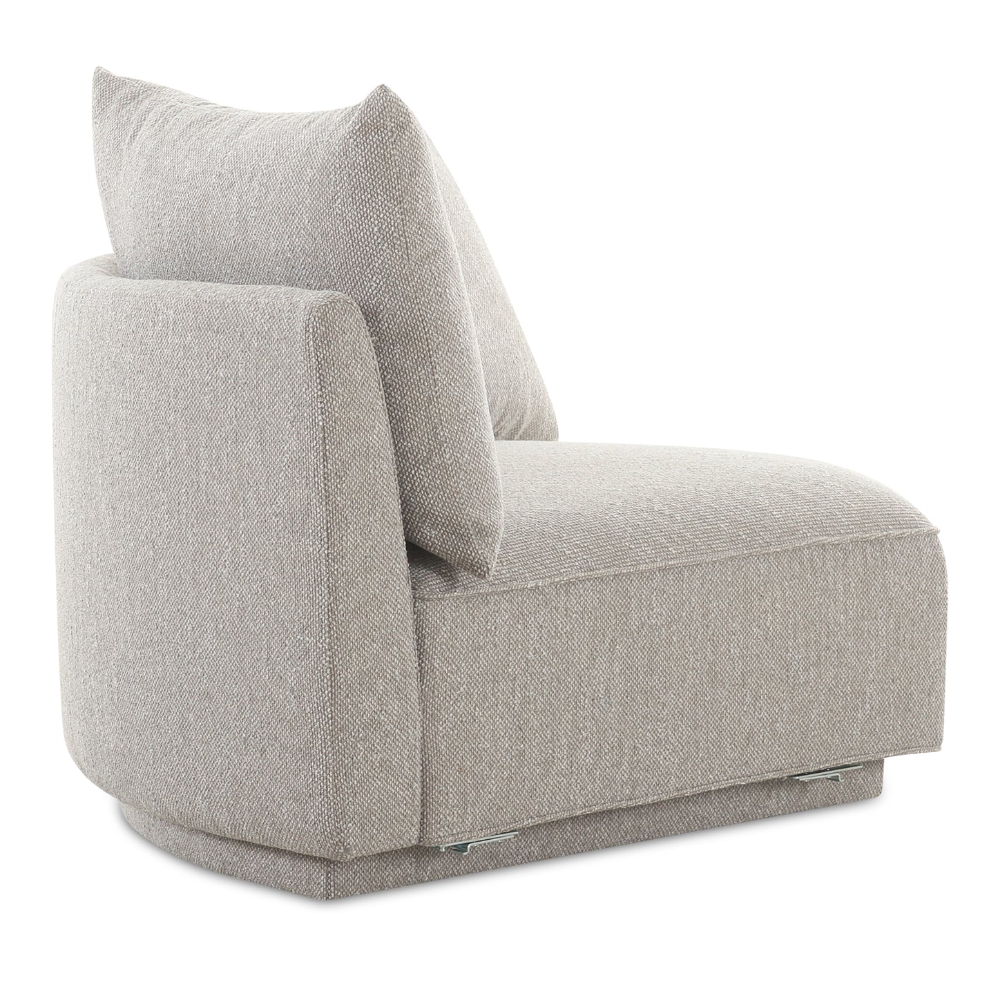 Moes Home Corner Chairs ROSELLO Grey Contemporary Furniture