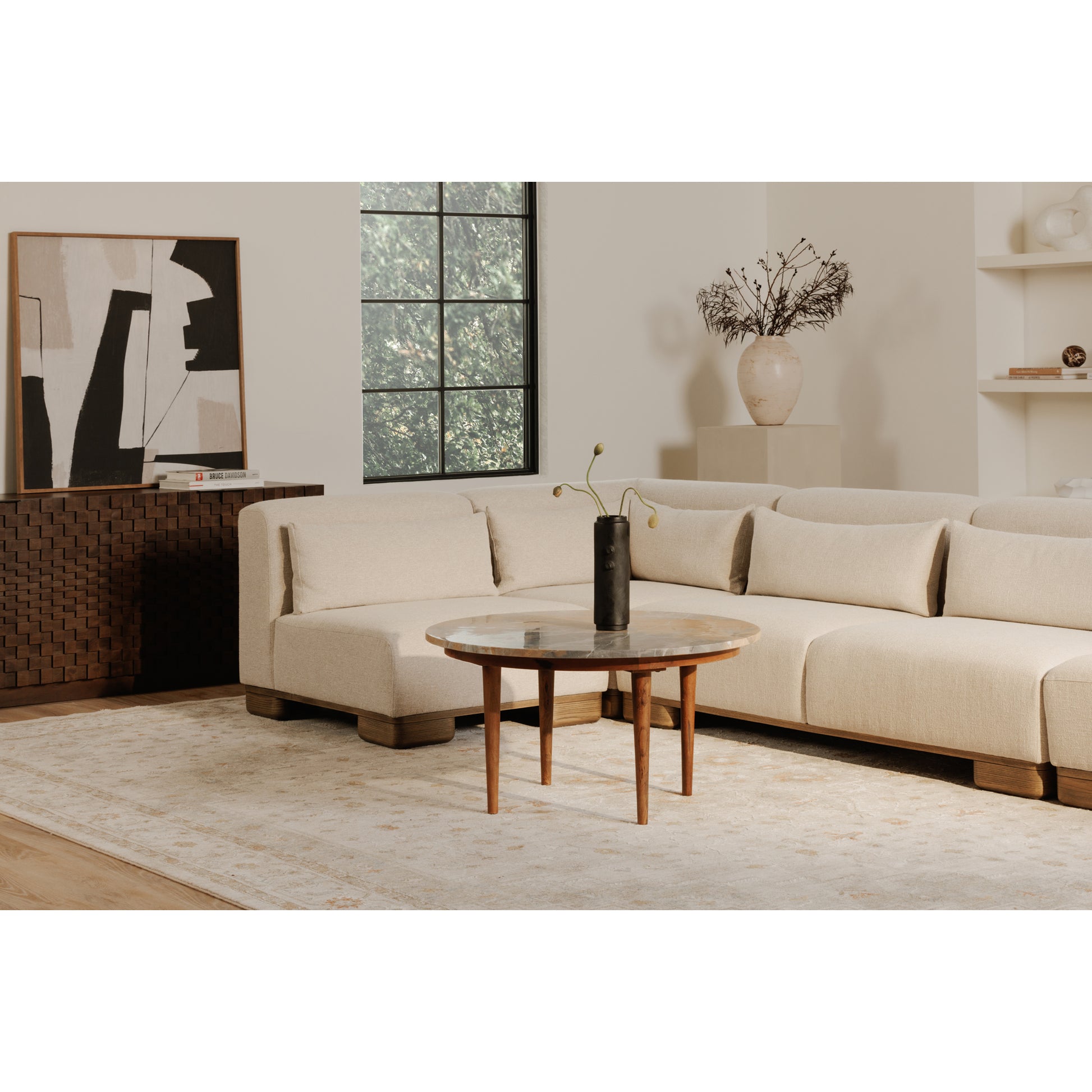 Moes Home Sofas JUNE Beige Rustic Furniture Rug