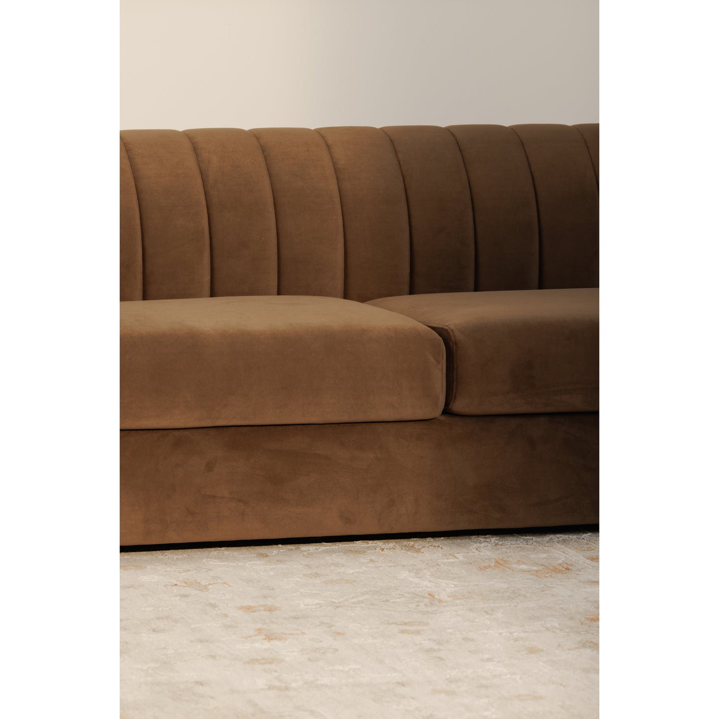 Moes Home Sofas ROSY Brown Contemporary Furniture Rug