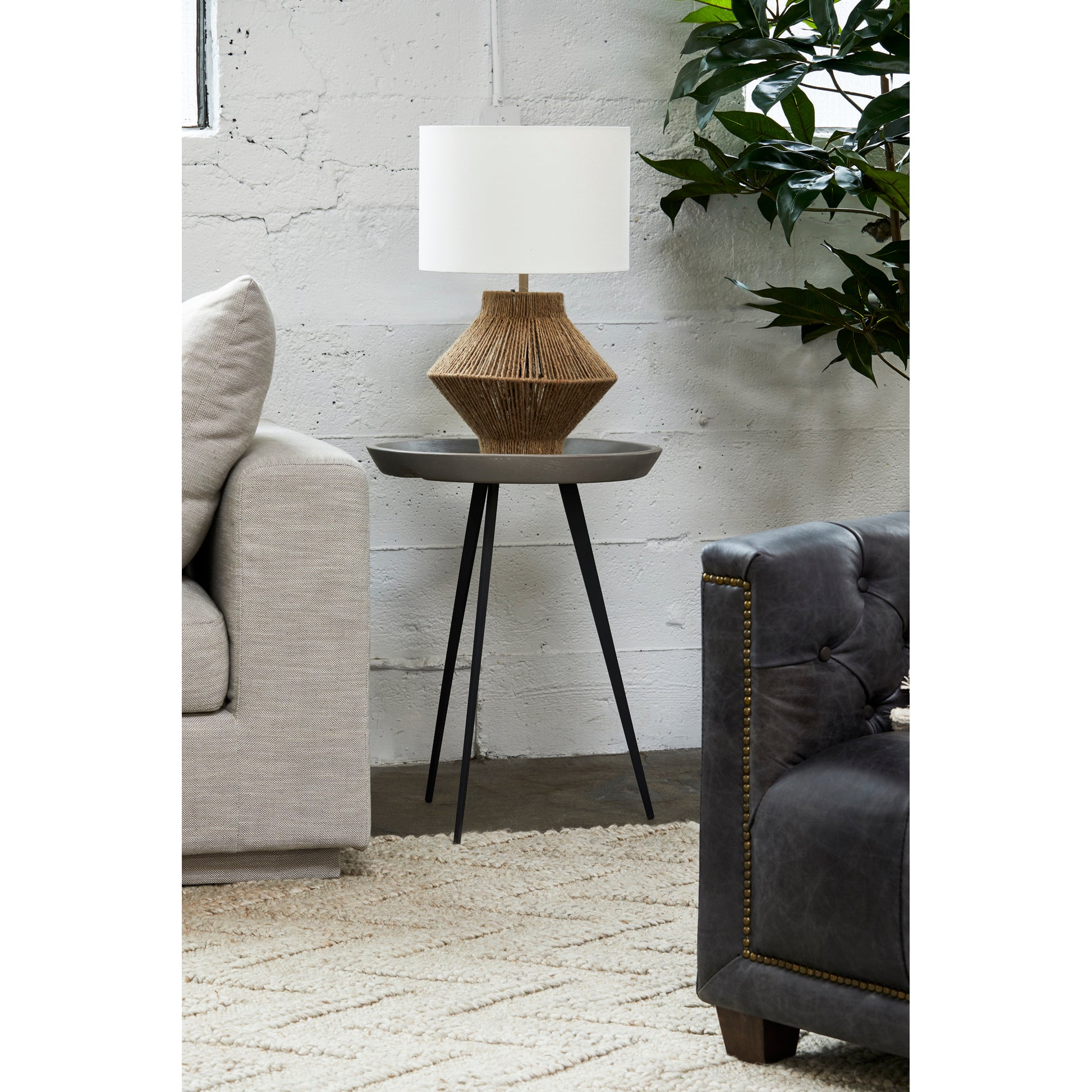 Moes Home Table Lamps Newport Natural Rustic Furniture