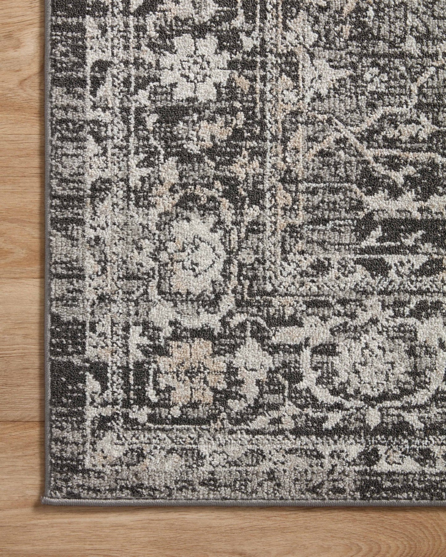 Loloi II Odette ODT - 01 Charcoal Silver Traditional Power Loomed Rug - Rugs - Loloi II - Atlanta Designer Rugs