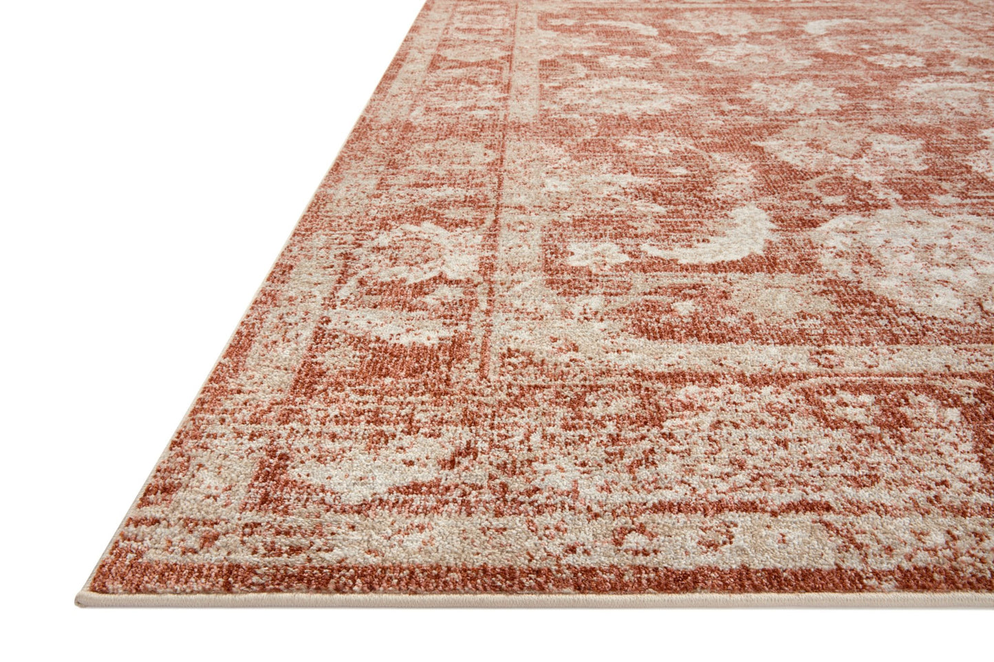 Loloi II Odette ODT - 03 Rust Ivory Traditional Power Loomed Rug - Rugs - Loloi II - Atlanta Designer Rugs