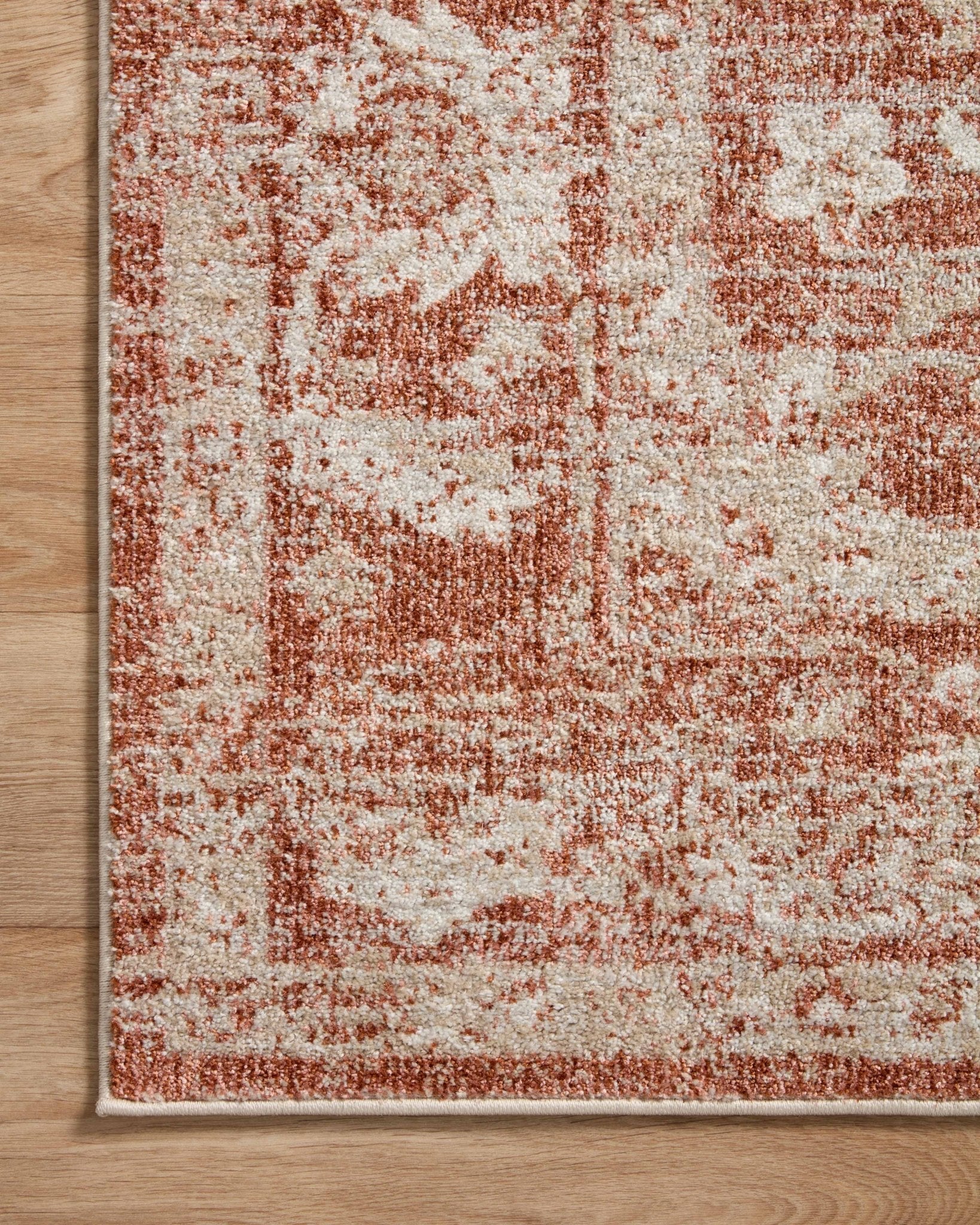 Loloi II Odette ODT - 03 Rust Ivory Traditional Power Loomed Rug - Rugs - Loloi II - Atlanta Designer Rugs