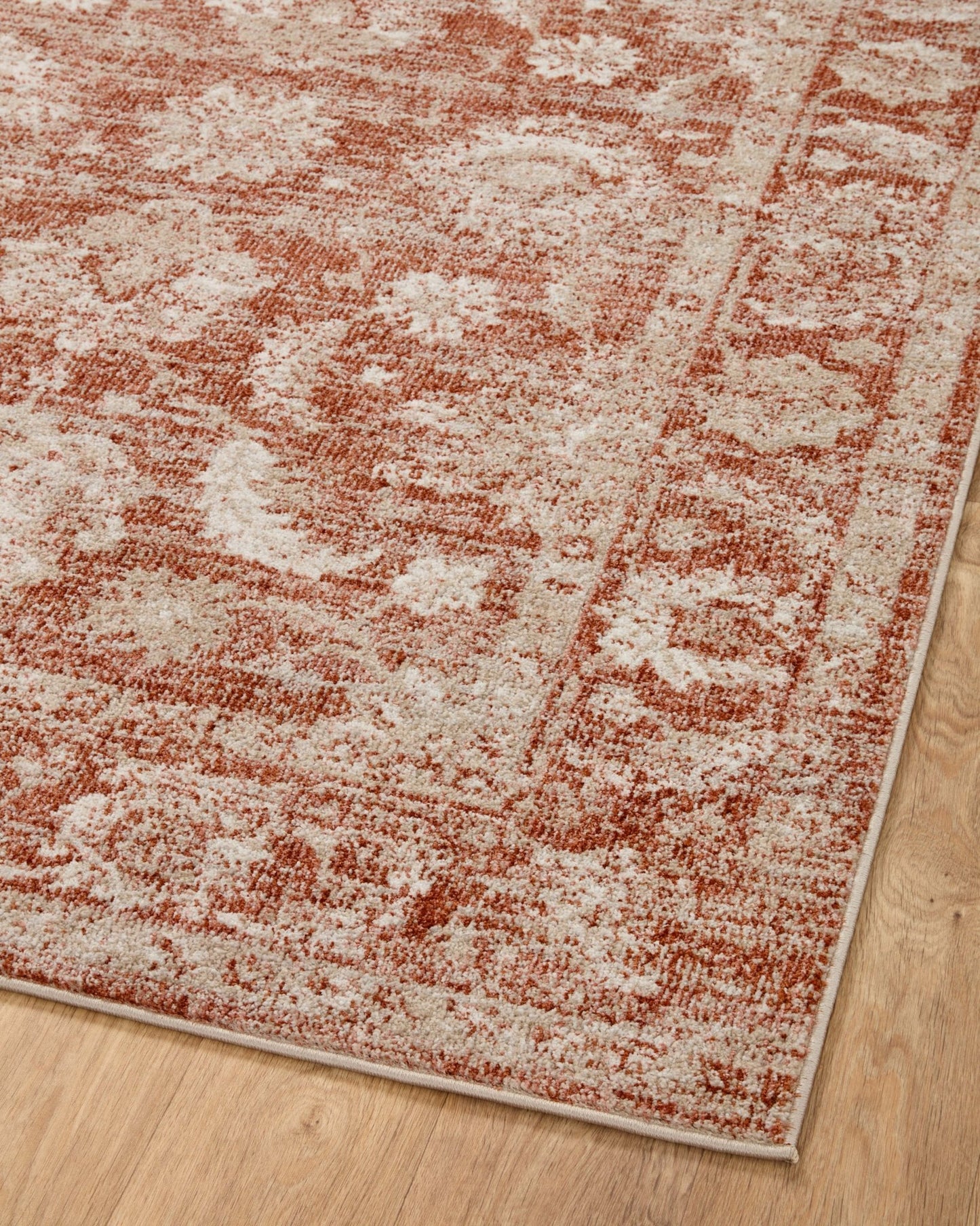 Loloi II Odette ODT - 03 Rust Ivory Traditional Power Loomed Rug - Rugs - Loloi II - Atlanta Designer Rugs