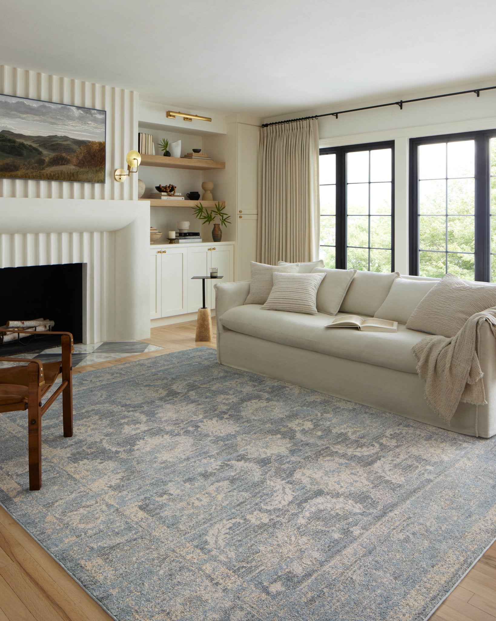 Loloi II Odette ODT - 03 Sky Beige Traditional Power Loomed Rug - Rugs - Loloi II - Atlanta Designer Rugs