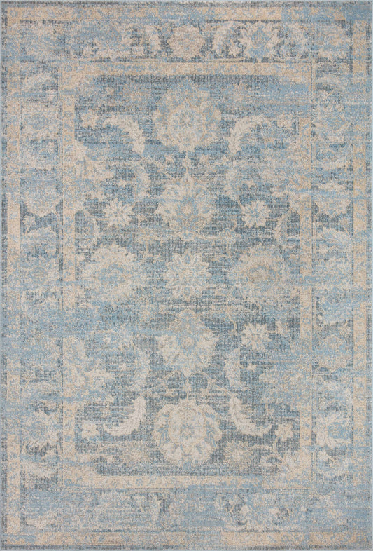 Loloi II Odette ODT-03 Sky Beige Traditional Power Loomed Rug