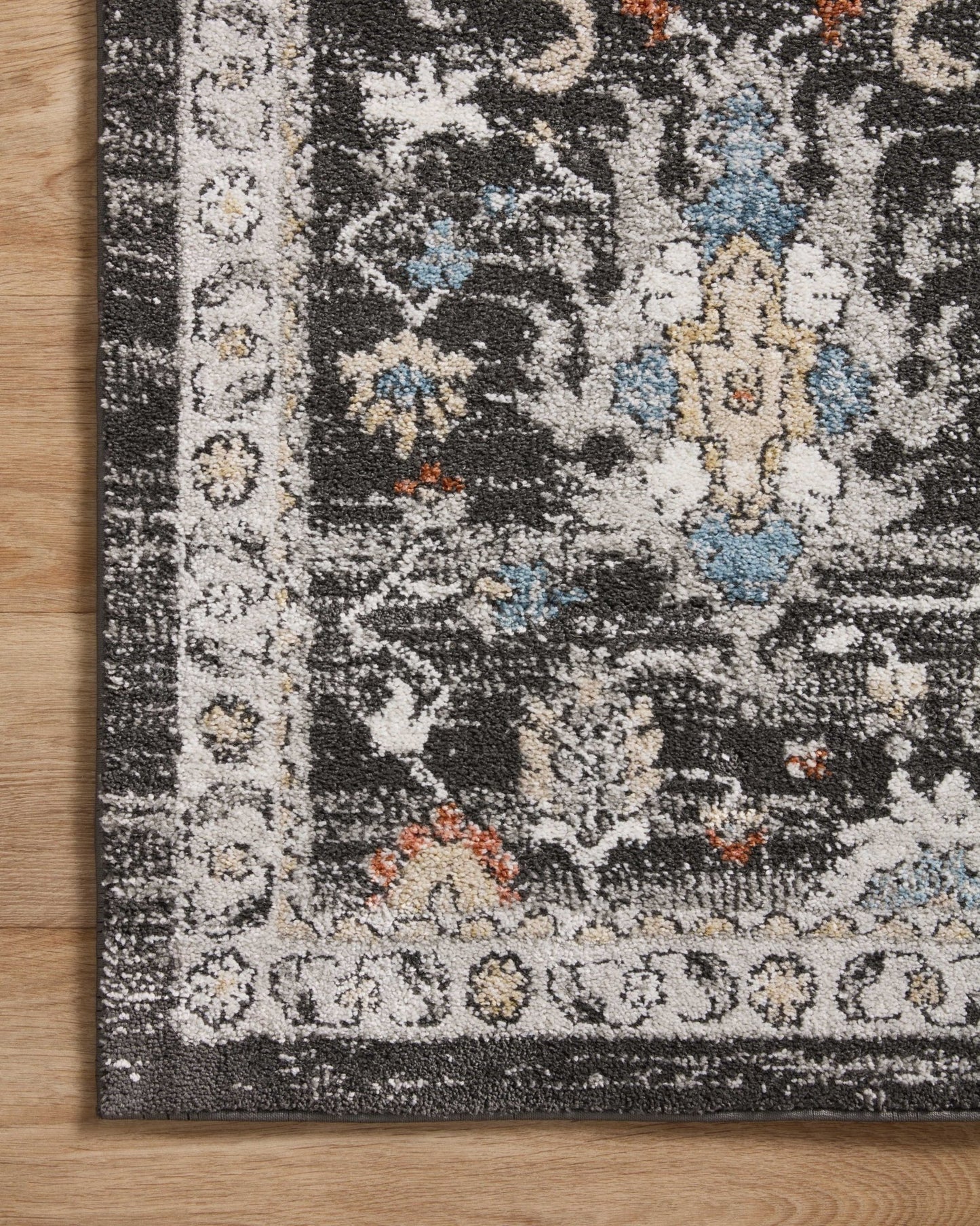 Loloi II Odette ODT - 04 Charcoal Multi Traditional Power Loomed Rug - Rugs - Loloi II - Atlanta Designer Rugs