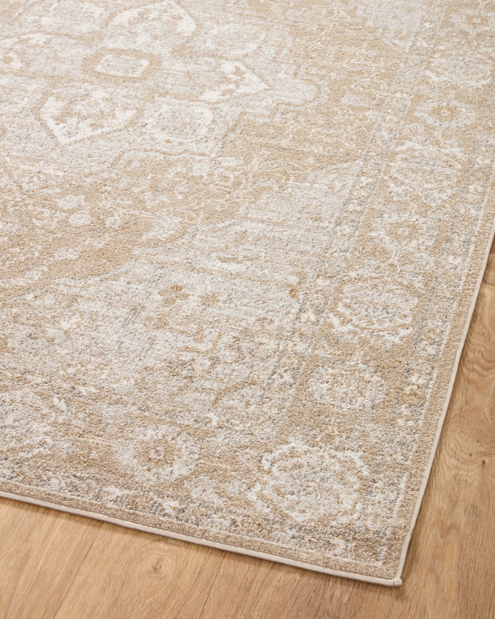 Loloi II Odette ODT - 05 Beige Silver Traditional Power Loomed Rug - Rugs - Loloi II - Atlanta Designer Rugs