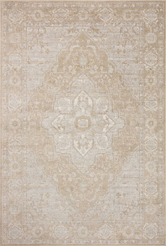 Loloi II Odette ODT - 05 Beige Silver Traditional Power Loomed Rug - Rugs - Loloi II - Atlanta Designer Rugs