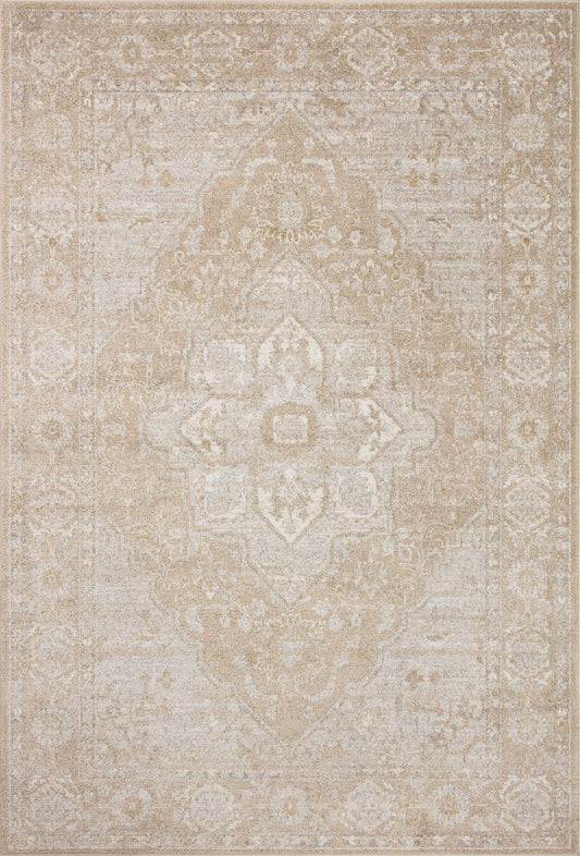 Loloi II Odette ODT-05 Beige Silver Traditional Power Loomed Rug