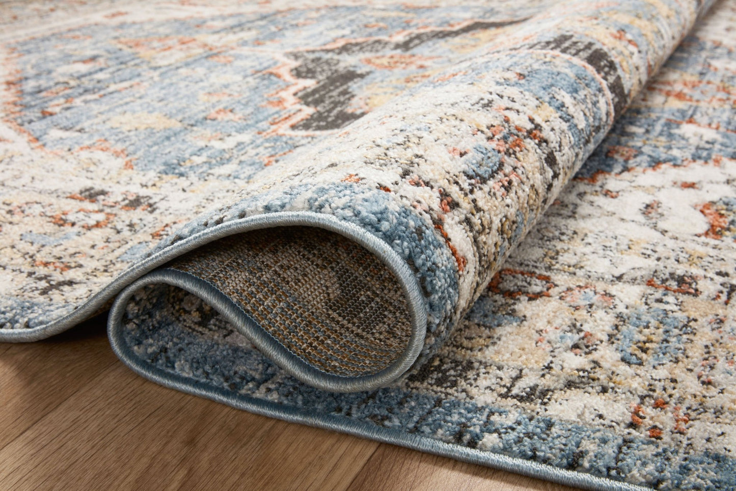 Loloi II Odette ODT - 06 Sky Multi Traditional Power Loomed Rug - Rugs - Loloi II - Atlanta Designer Rugs