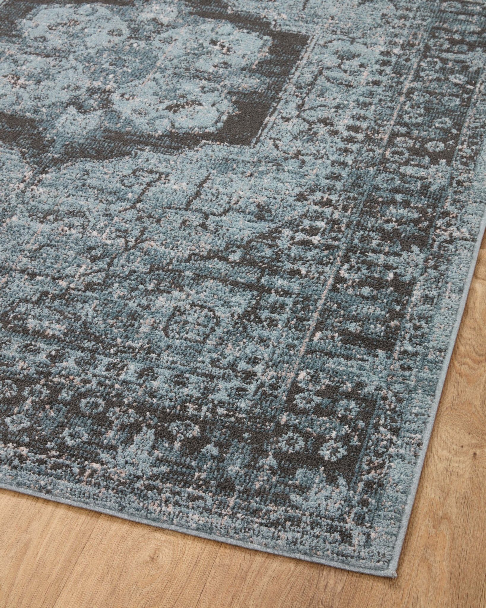 Loloi II Odette ODT - 08 Sky Charcoal Traditional Power Loomed Rug - Rugs - Loloi II - Atlanta Designer Rugs