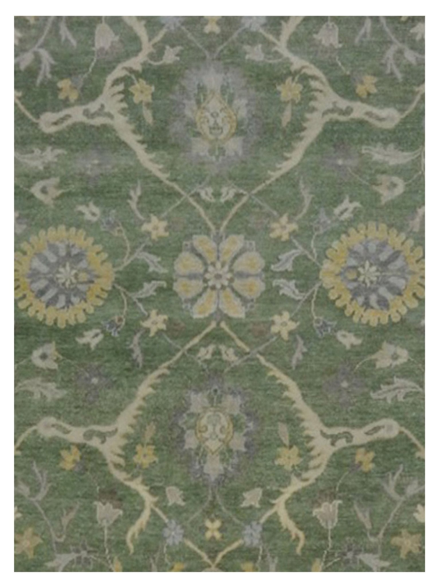 Artisan Uma Lt.Green Traditional Knotted Rug - Rugs - Artisan - Atlanta Designer Rugs