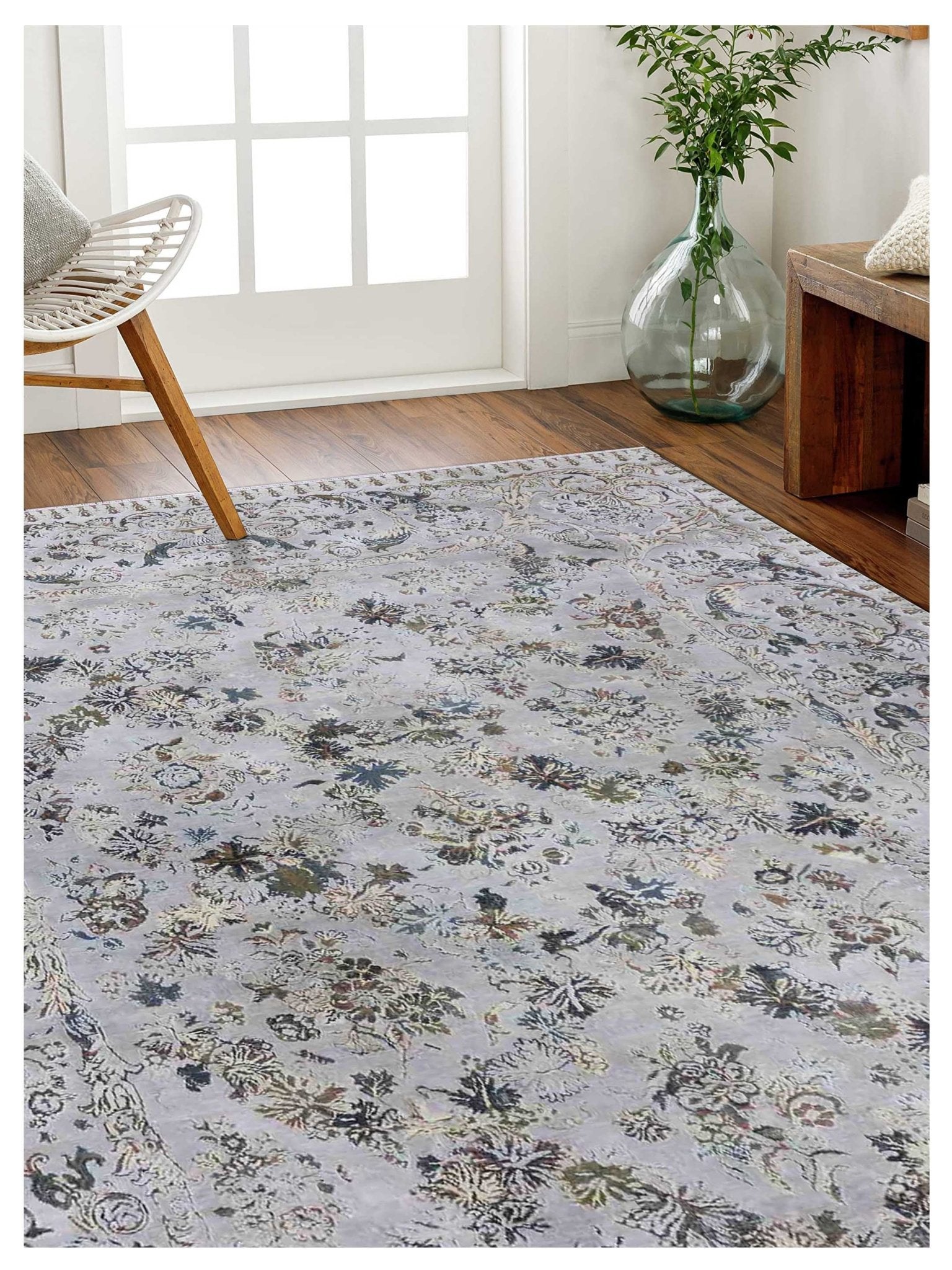 Limited Orford ORF - 703 Light Gray Transitional Knotted Rug - Rugs - Limited - Atlanta Designer Rugs