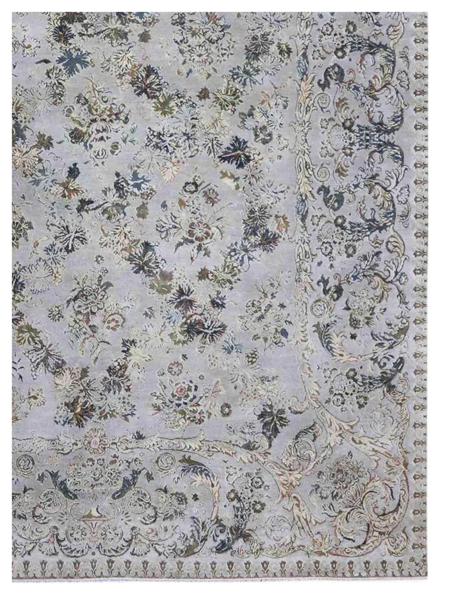 Limited Orford ORF - 703 Light Gray Transitional Knotted Rug - Rugs - Limited - Atlanta Designer Rugs