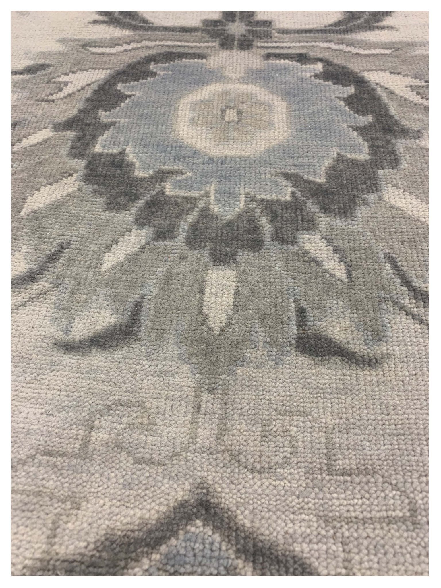 Artisan Cameron Silver Grey Traditional Knotted Rug - Rugs - Artisan - Atlanta Designer Rugs