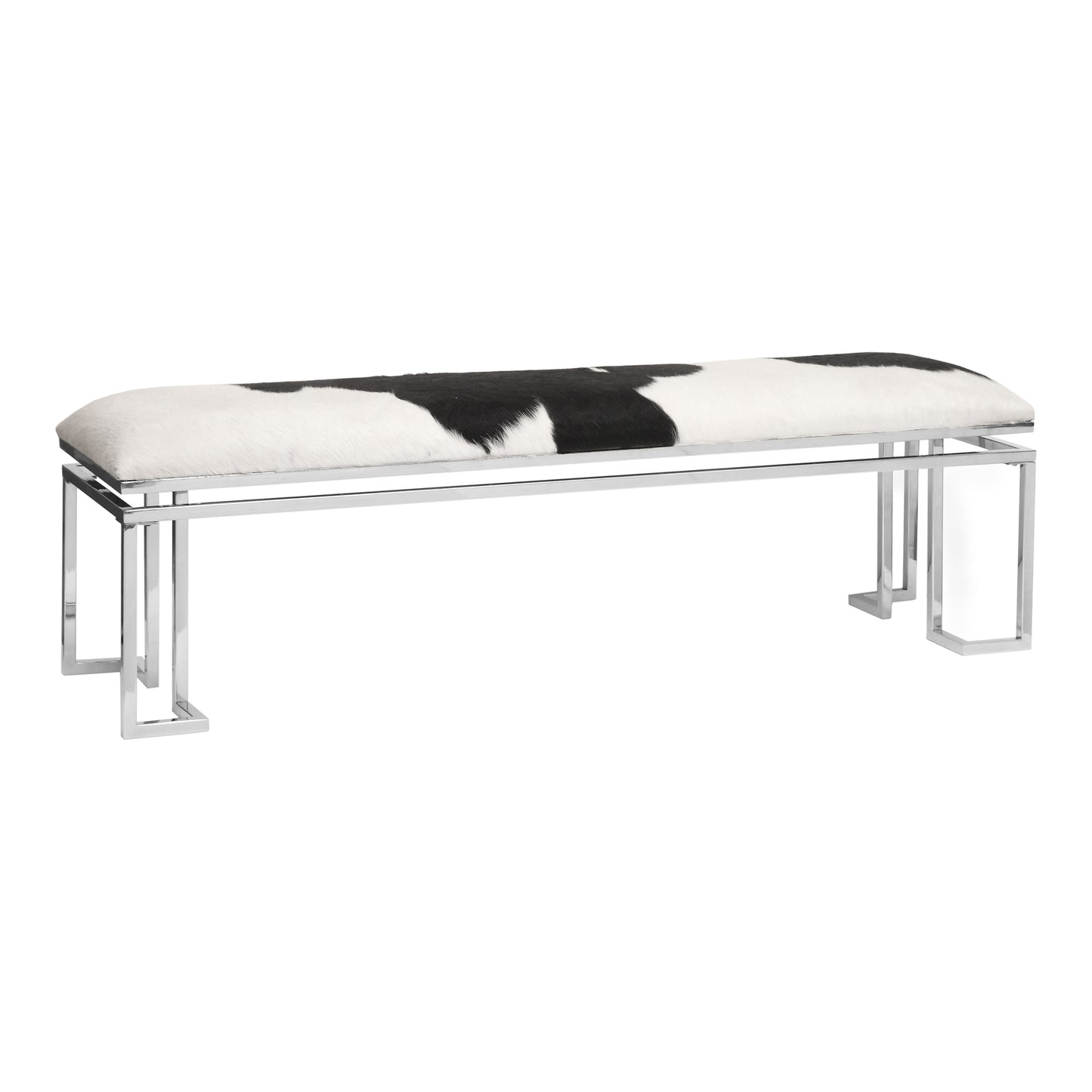 Moes Home Benches APPA Silver Contemporary Furniture