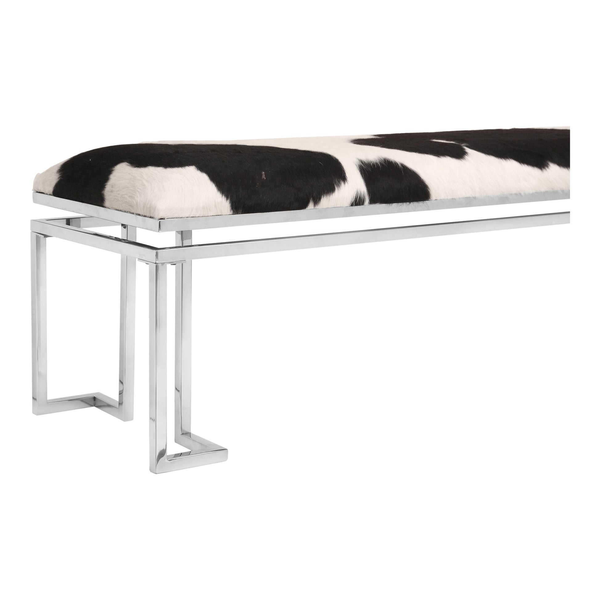 Moes Home Benches APPA Silver Contemporary Furniture