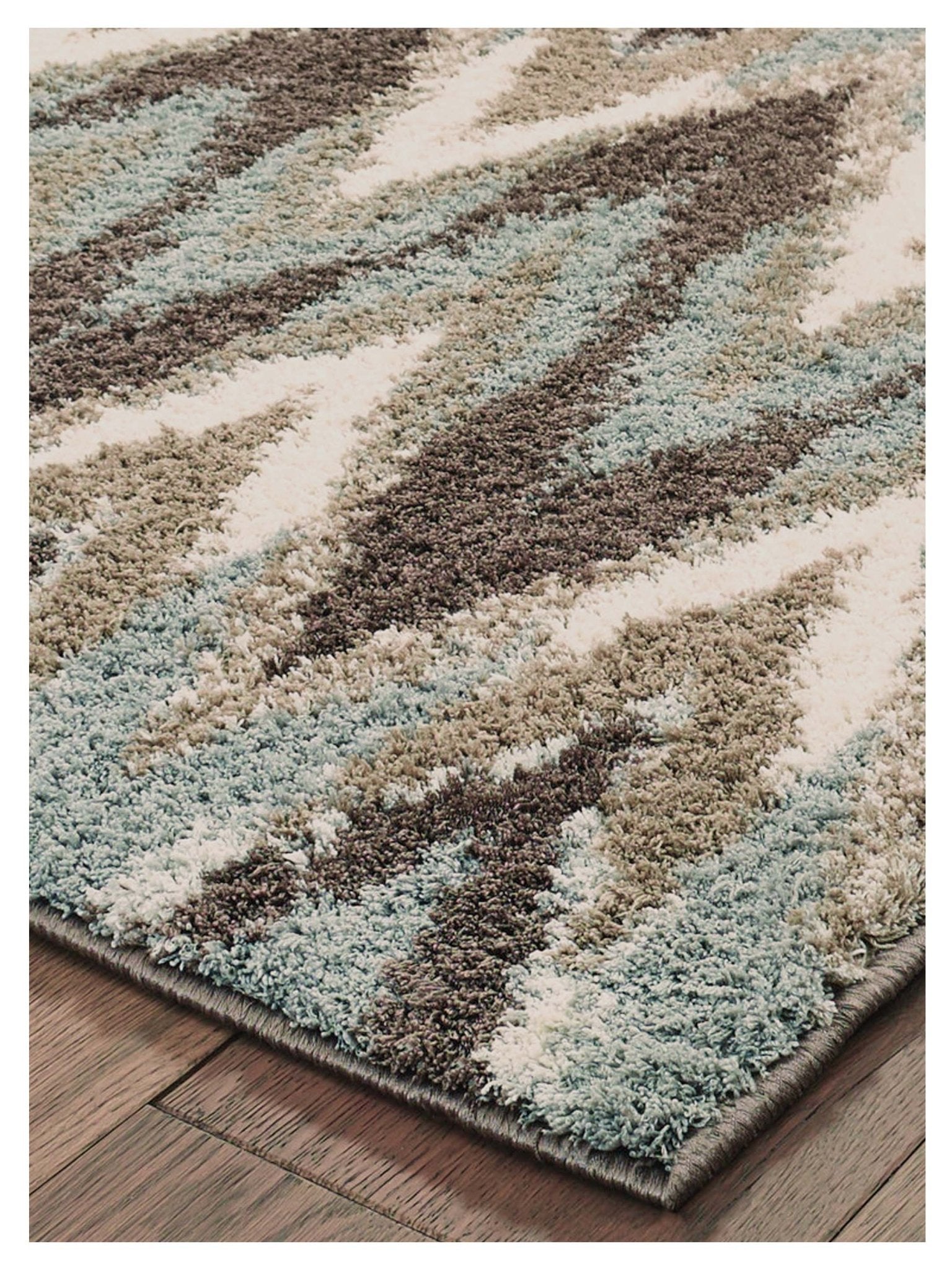 Oriental Weavers Verona 004D6 Grey Taupe Shag Machinemade Rug - Rugs - Oriental Weavers - Atlanta Designer Rugs