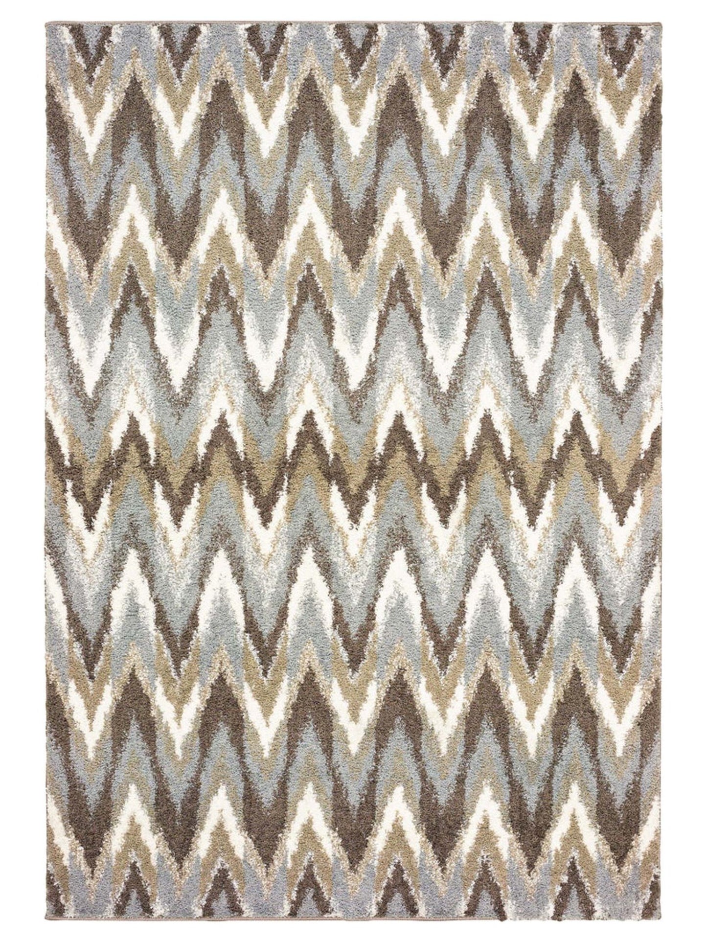 Oriental Weavers Verona 004D6 Grey Taupe Shag Machinemade Rug - Rugs - Oriental Weavers - Atlanta Designer Rugs