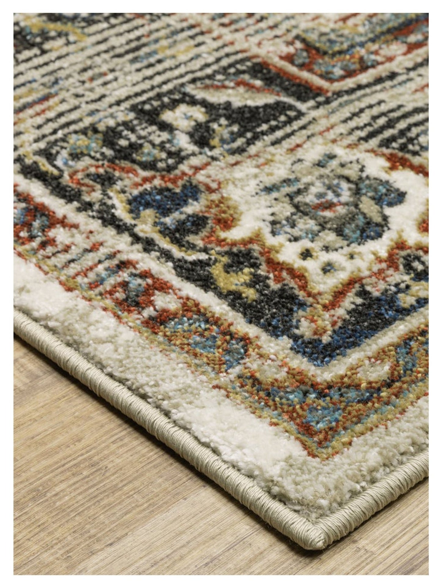 Oriental Weavers VENICE 054X8 Beige Blue Traditional Machinemade Rug - Rugs - Oriental Weavers - Atlanta Designer Rugs