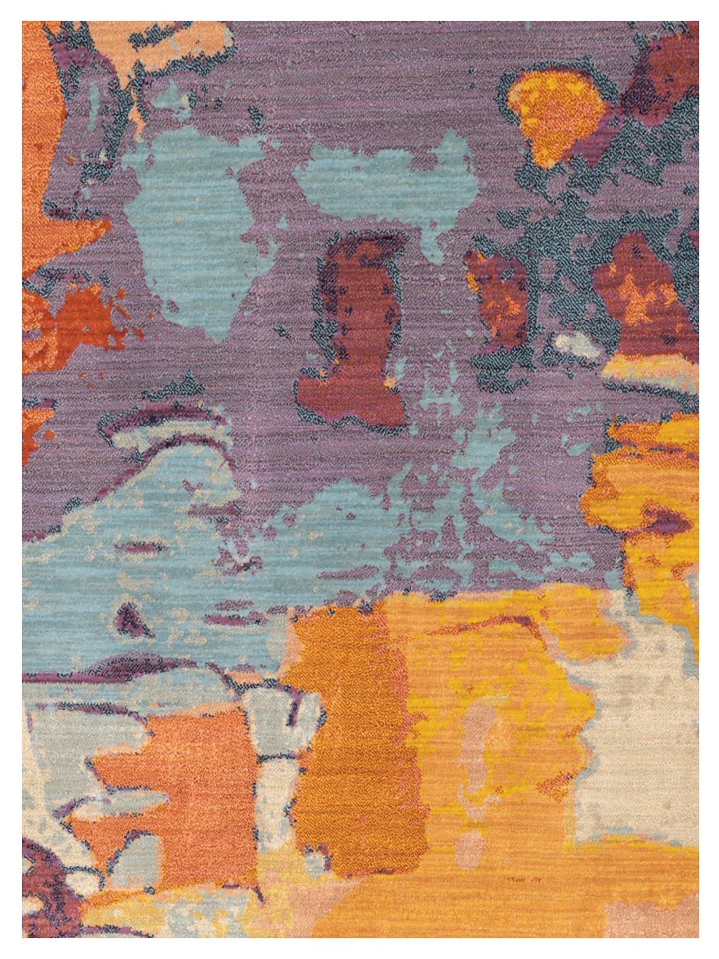 Oriental Weavers XANADU 070X6 Orange Purple Contemporary Machinemade Rug - Rugs - Oriental Weavers - Atlanta Designer Rugs