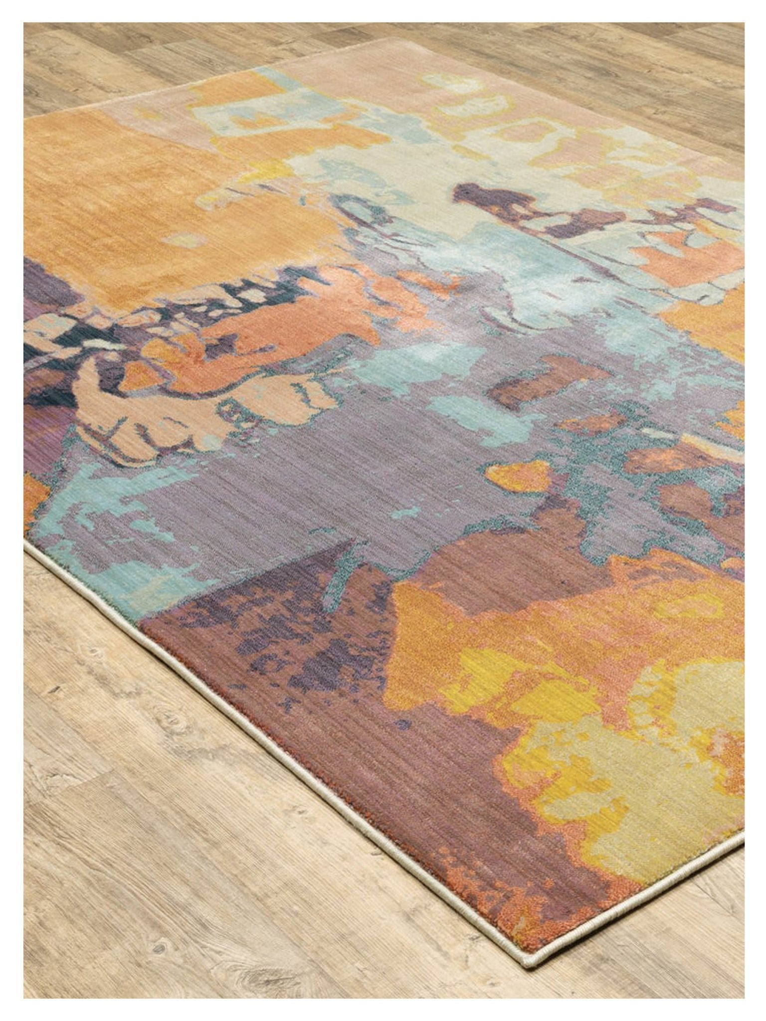 Oriental Weavers XANADU 070X6 Orange Purple Contemporary Machinemade Rug - Rugs - Oriental Weavers - Atlanta Designer Rugs