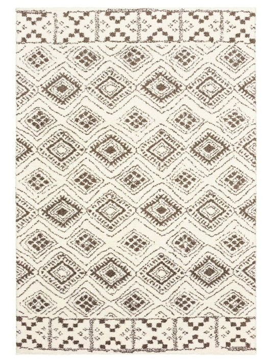 Oriental Weavers Verona 1330W Ivory Brown Shag Machinemade Rug - Rugs - Oriental Weavers - Atlanta Designer Rugs