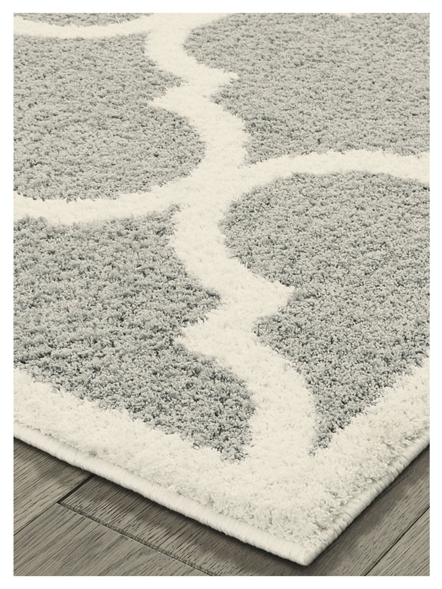 Oriental Weavers Verona 529H6 Grey Ivory Shag Machinemade Rug - Rugs - Oriental Weavers - Atlanta Designer Rugs