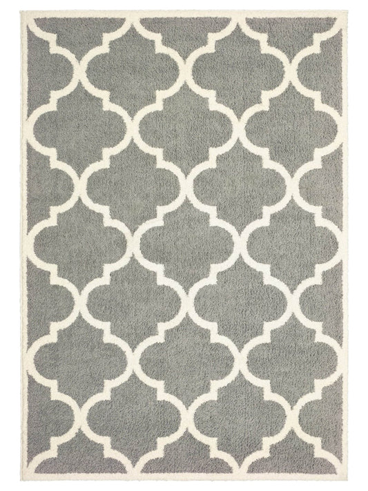 Oriental Weavers Verona 529H6 Grey Ivory Shag Machinemade Rug - Rugs - Oriental Weavers - Atlanta Designer Rugs