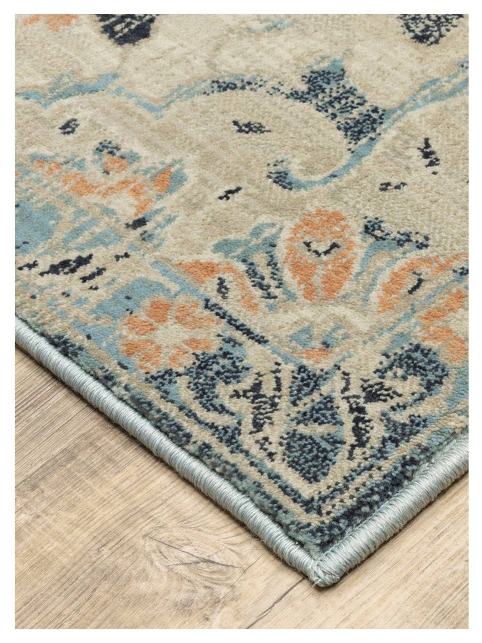 Oriental Weavers XANADU 532L6 Blue Orange Traditional Machinemade Rug - Rugs - Oriental Weavers - Atlanta Designer Rugs