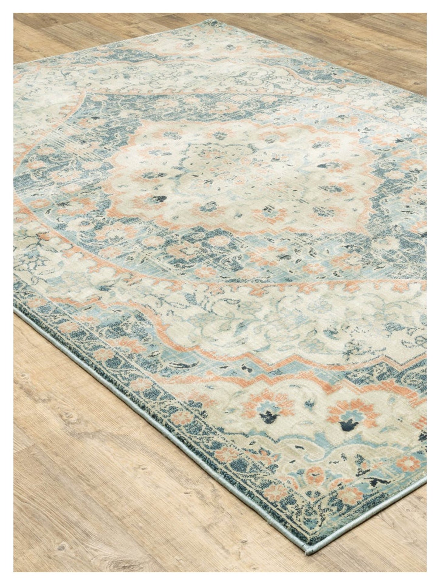 Oriental Weavers XANADU 532L6 Blue Orange Traditional Machinemade Rug - Rugs - Oriental Weavers - Atlanta Designer Rugs