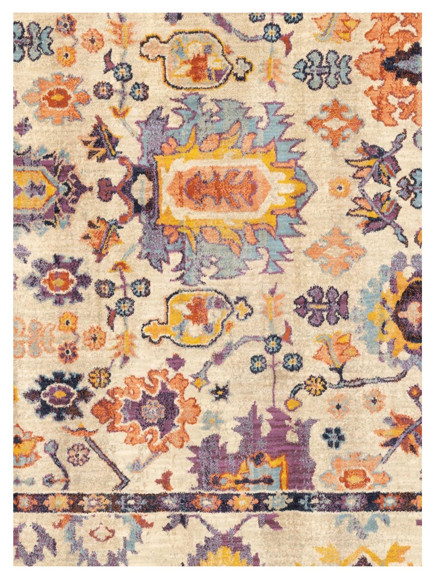 Oriental Weavers XANADU 5502U Beige Multi Traditional Machinemade Rug - Rugs - Oriental Weavers - Atlanta Designer Rugs