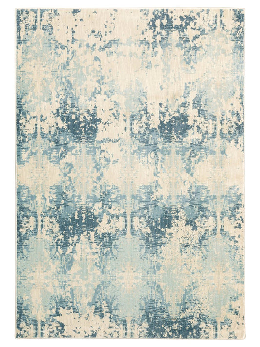 Oriental Weavers XANADU 8020H Ivory Blue Casual Machinemade Rug - Rugs - Oriental Weavers - Atlanta Designer Rugs