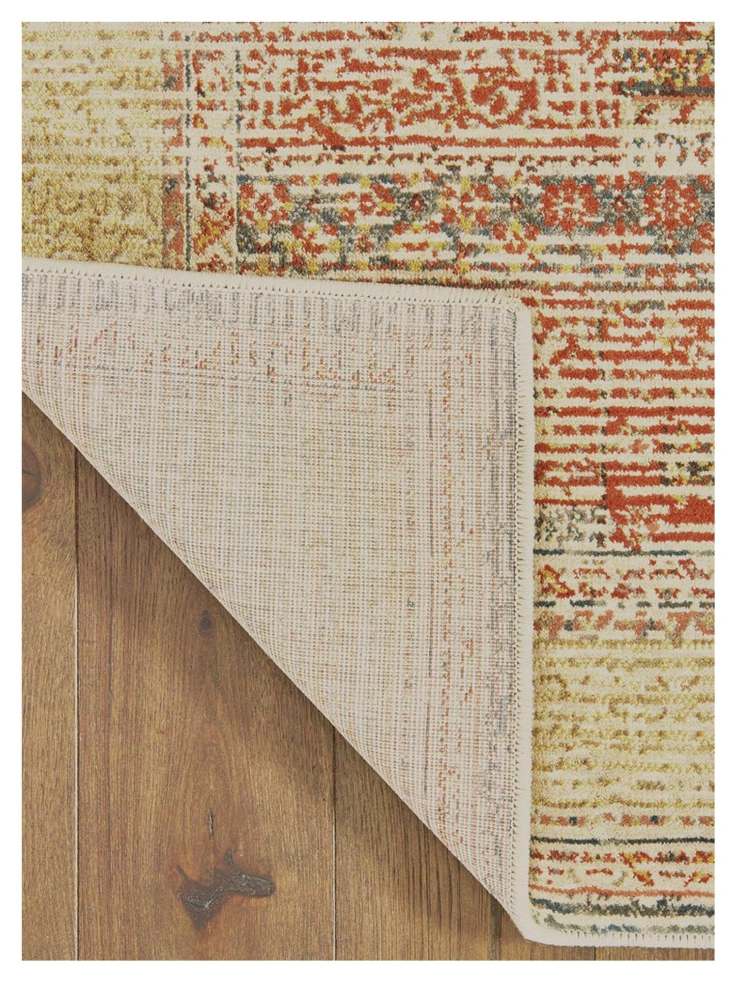 Oriental Weavers TOSCANA 9564A Ivory Orange Casual Machinemade Rug - Rugs - Oriental Weavers - Atlanta Designer Rugs