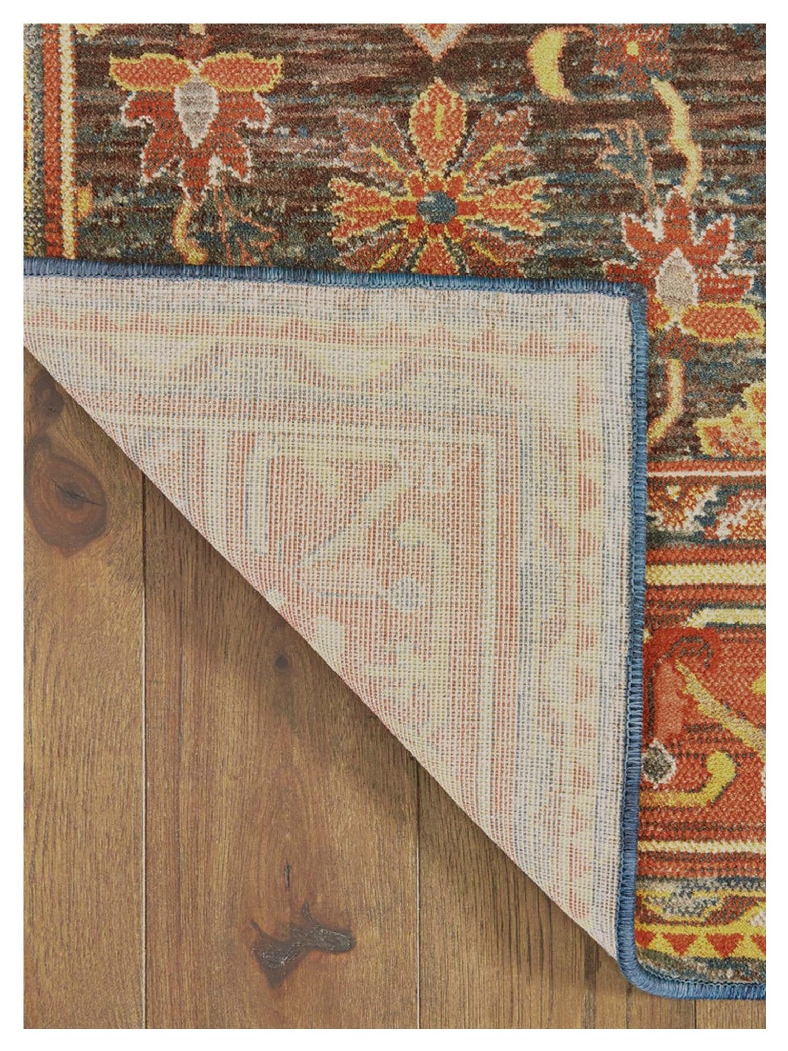 Oriental Weavers TOSCANA 9570B Charcoal Orange Casual Machinemade Rug - Rugs - Oriental Weavers - Atlanta Designer Rugs